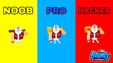 BOUNCEMASTERS - NOOB VS PRO VS HACKER