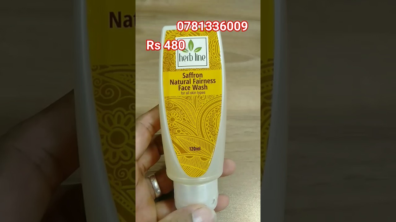 herb line/herb line saffron face wash 