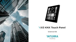 iX3 - 4 KNX Touch Panel | External IOS