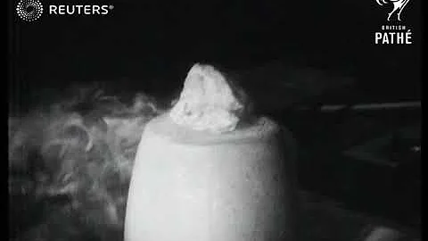 SCIENCE / TECHNOLOGY: Solar power experiment (1935)