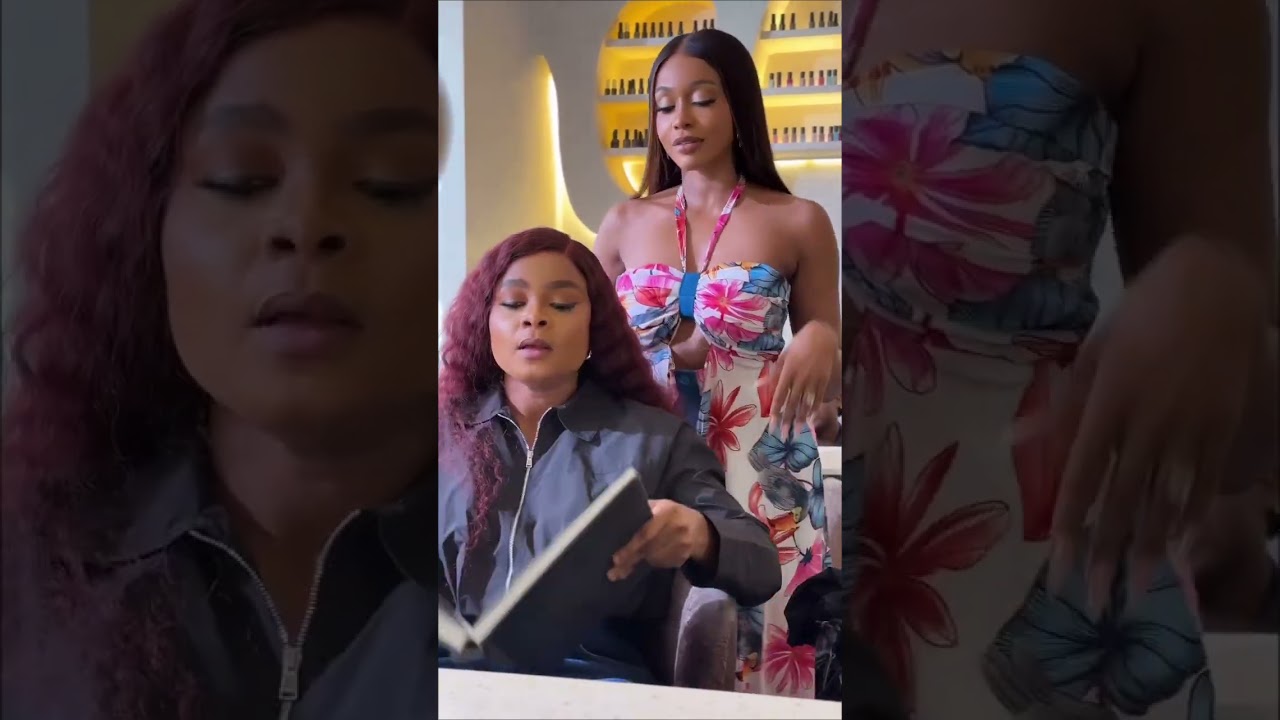 Bimbo Ademoye and Uche Montana