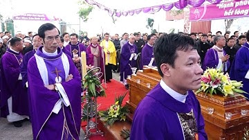 Lễ tang Ông cố Giuse Trịnh Liên Minh (Cố Cha Giuse Trịnh Tiến Thành) Phần 2