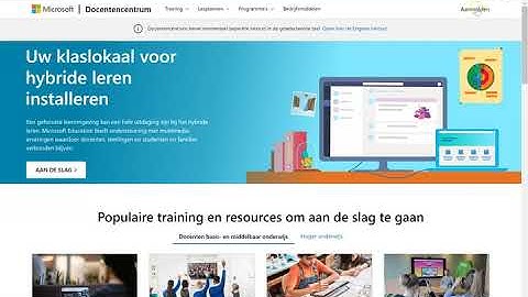 Een account aanmaken op de MEC (Microsoft Educator Community) en een prestatiecode inwisselen