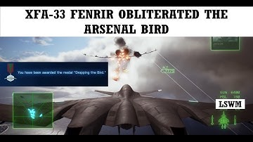 XFA-33 FENRIR B - Ace combat 7 total destruction of the ARSENAL BIRD