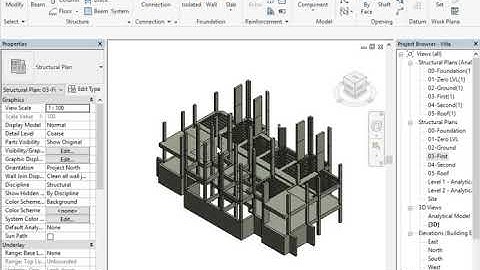 30-Draw Solid Slab Above Ribs in Revit || رسم البلاطه المصته فوق الاعصاب للسقف الهوردى على الريفت