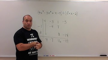 Advanced Synthetic Division, Another Example