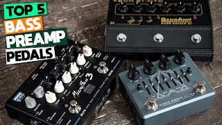 Top 5 Bass Preamp Pedals for Gig-Ready Tone in 2024 : Punch Up Your Bass