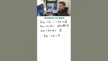 Niveau 4ème/3ème : résoudre une équation du premier degré #prof #professeur #eleve #lycee #college