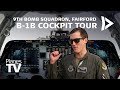 B-1B Lancer Pilot Cockpit Tour and Take Off