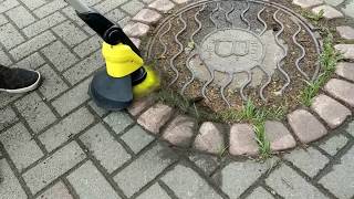 KARCHER WRE 4 wireless weed remover put to the test