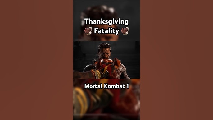 Mortal Kombat 1 Thanksgiving Fatality 