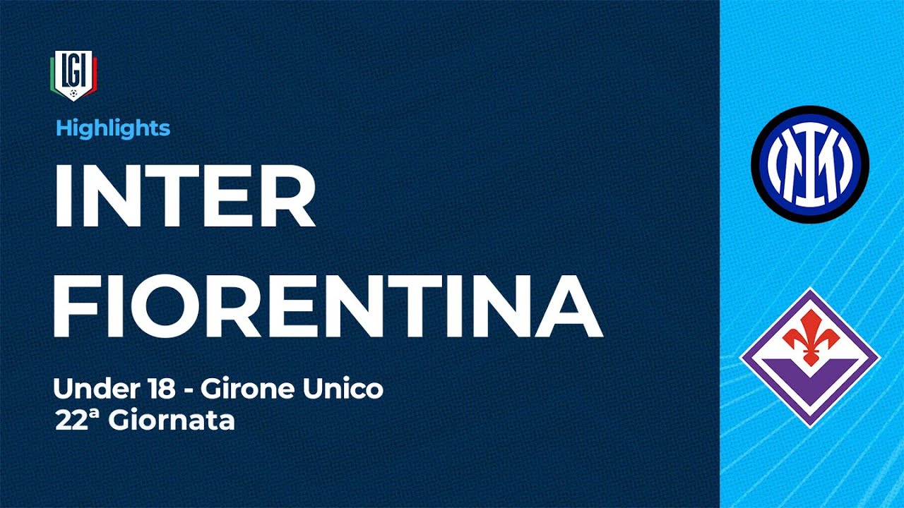 Highlights Inter-Fiorentina | 22ª giornata Campionato Under 18 | stagione 2025-26