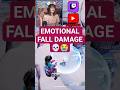 EMOTIONAL FALL DAMAGE 💀 I DIDN’T EVEN KILL HIM 🤣😭 #shorts