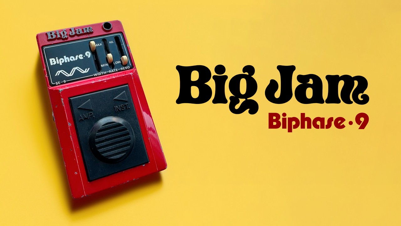 Multivox Big Jam SE-9 Biphase 9 Phaser Shifter Demo - YouTube