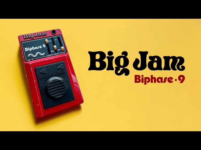 Multivox Big Jam SE-9 Biphase 9 Phaser Shifter Demo - YouTube