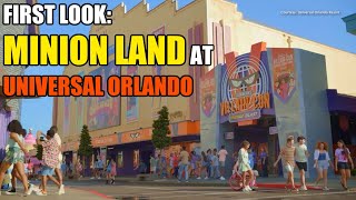 First Look Universal Orlandos Minion Land, Villain-Con Minion Blast, Minion Cafe