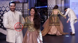 Jasmin Bhasin with Aly Goni Cutest Couple Walking The Ramp at Bombay Times Fashion Week 2024