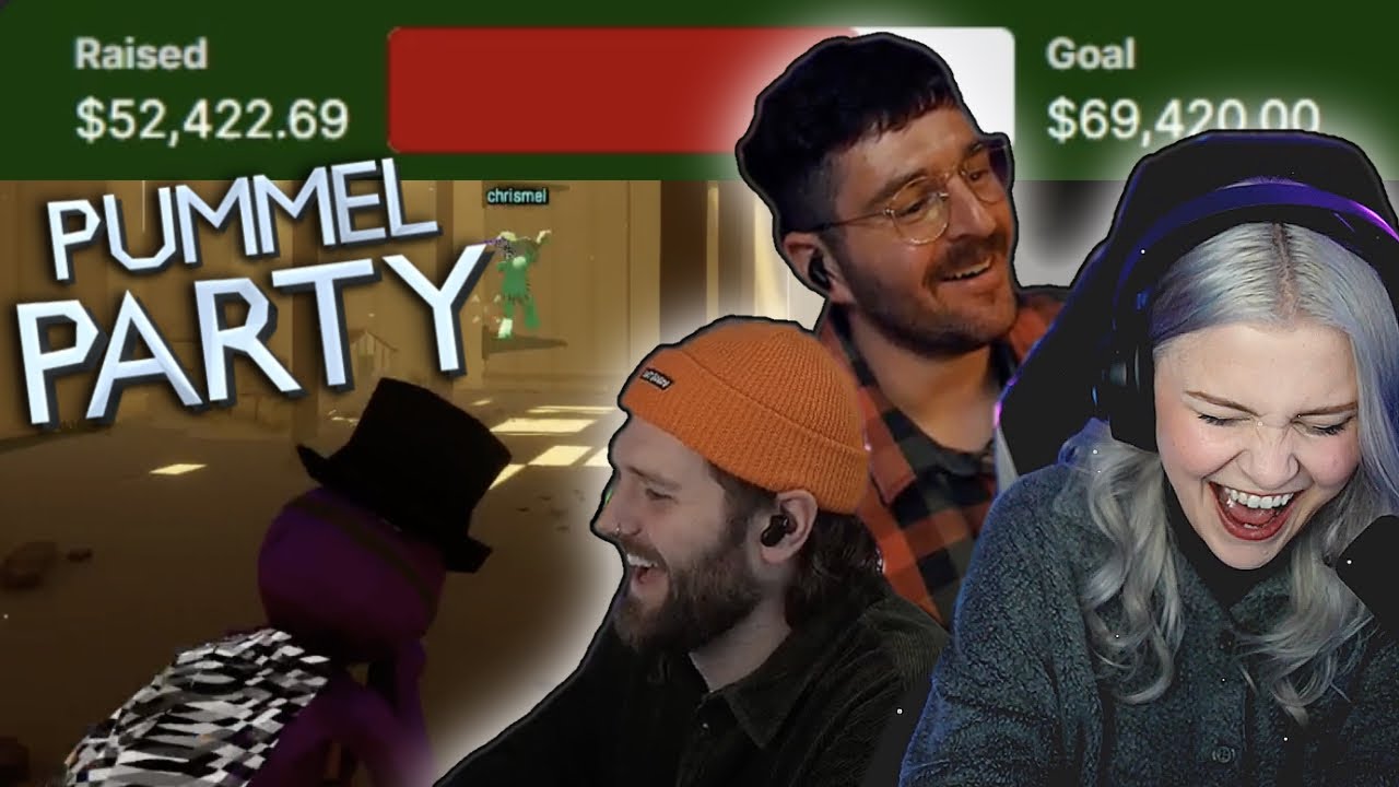 we played Pummel Party and raised over $50k for PCRF