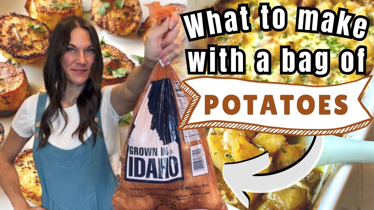 🤩4 INCREDIBLE POTATO RECIPES🤩 WHAT TO MAKE with A BAG OF POTATOES