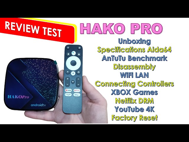 Hako Pro Android TV Box Review 