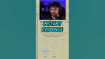 INSTANT EVIDENCE ✅ | Phasmophobia #shorts