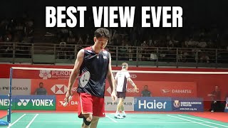 POV: Lee Zii Jia vs Viktor Axelsen in front of you