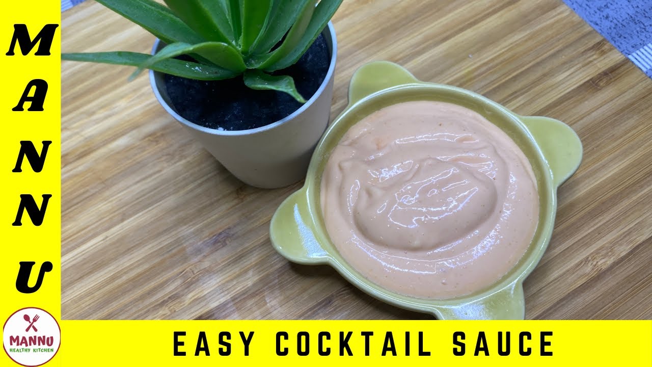 4 INGREDIENT COCKTAIL SAUCE ALBAIK STYLE ORANGE COCKTAIL SAUCE