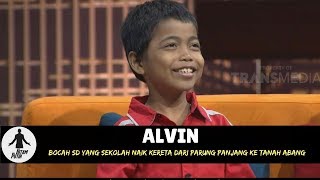 ALVIN, SEKOLAH NAIK KERETA DARI PARUNG PANJANG KE TANAH ABANG | HITAM PUTIH (18/04/18) 2-4