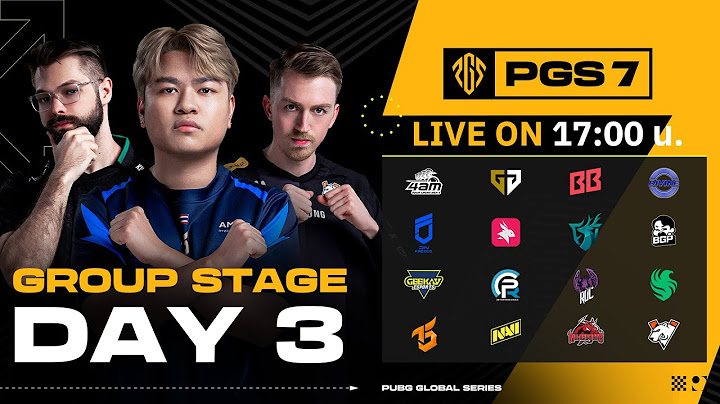 🔴LIVE สด! PUBG Global Series 7 Group Stage Day 3