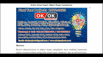 Active Visuo Haptic Object Shape Completion