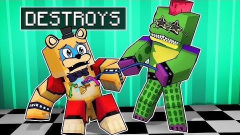 Monty Gator DESTROYS Glamrock Freddy! | Minecraft Security Breach