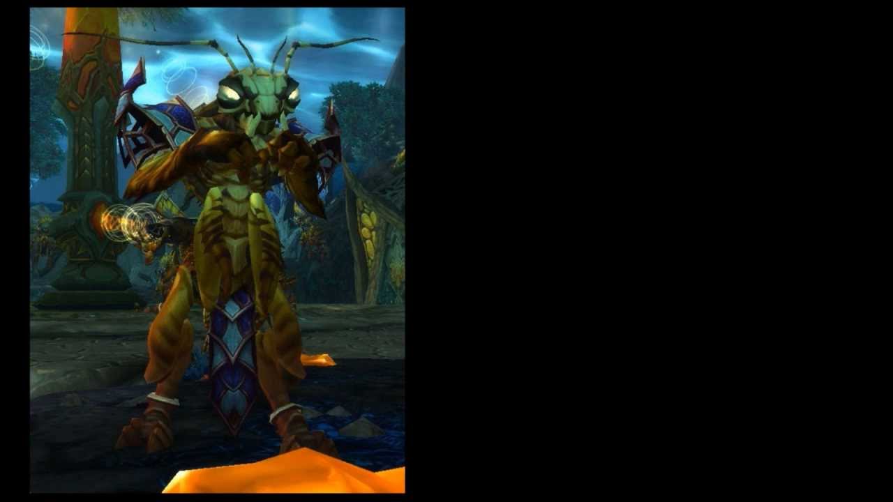 Warcraft Lore Facts The Mantid (pilot) YouTube