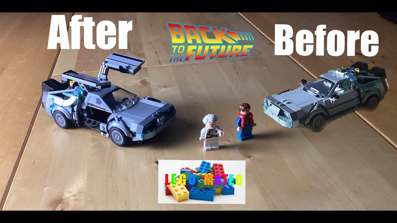 Lego Delorean door mod tutorial