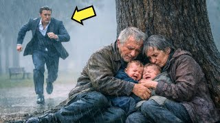 MILLIONAIRE FINDS HIS PARENTS HUGGING TWINS IN THE RAIN… THE REASON IS UNBELIEVABLE