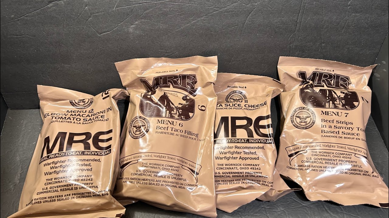 MRE Taste test Monday Smoke Show 🔴Live - YouTube