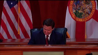 Florida Gov. Ron DeSantis Hosts Round Table Meeting