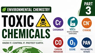 TOXIC CHEMICALS PART 3: Biochemical Aspects of Heavy Metals (Cd, Cr), CO, O3, PAN, VOC