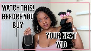 CLOSURES VS FRONTALS, REMY VS HUMAN HAIR | FULL BEGINNERS GUIDE TO WIGS feat. Sunber Hair