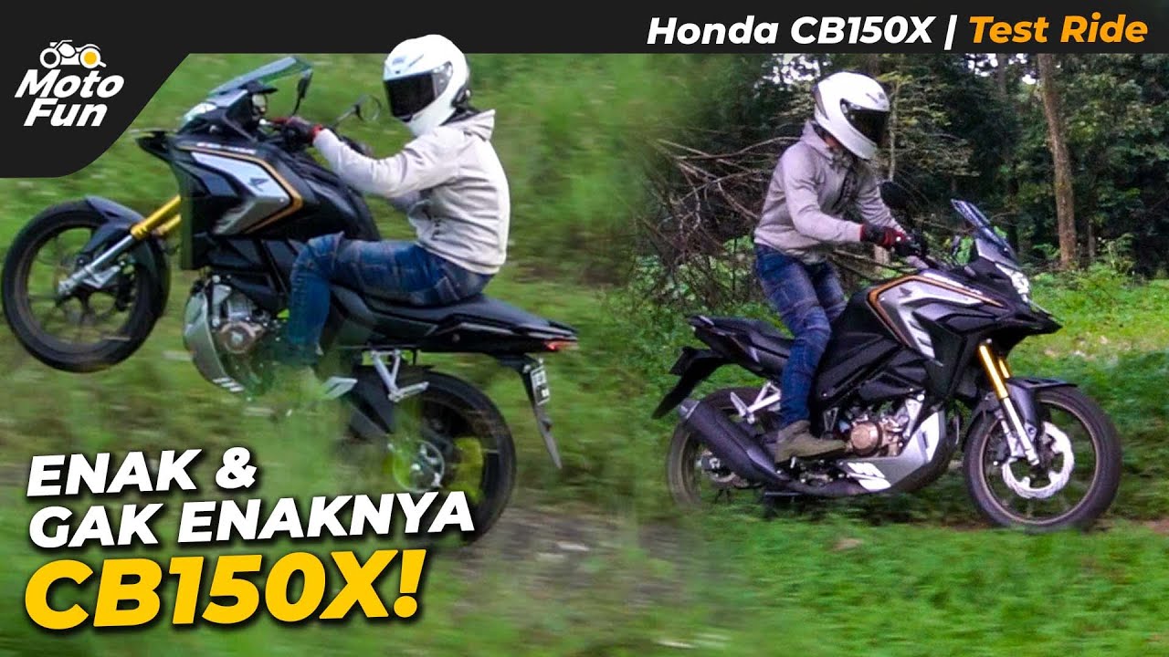 Motor Touring Favorit Bikers Indonesia? Honda CB150X 2022! | Test Ride - MotoFun Indonesia