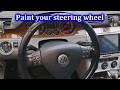 Steering wheel restoration (very simple) - Passat B6