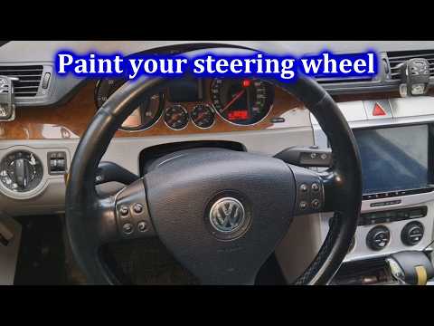 Steering wheel restoration (very simple) - Passat B6