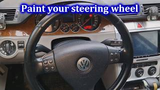 Steering wheel restoration (very simple) - Passat B6