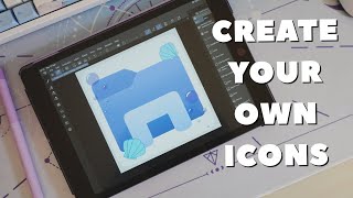 2D Art vlog #1 (Making my own app icons in Clip Studio Paint)