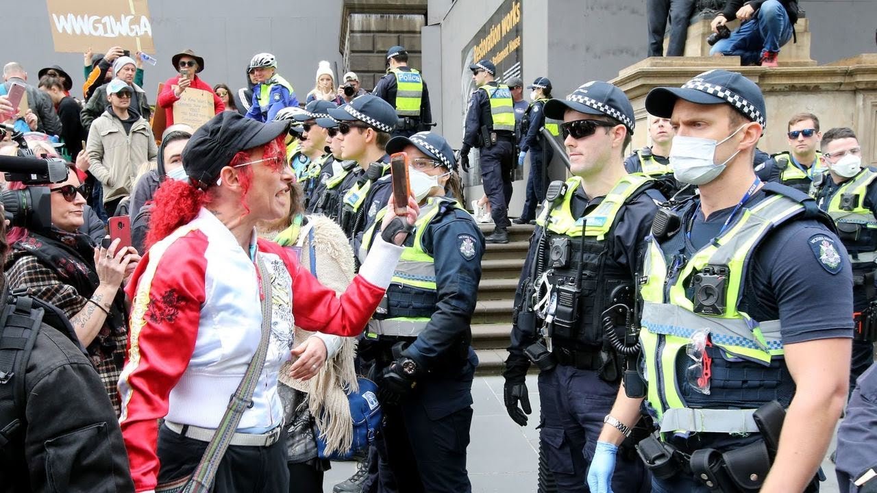 Demonstrators in Melbourne arrested over COVID-19 lockdown ...