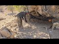 Life of Iranian Nomads | Building a cave to withstand wind and rain in the cold winter