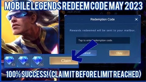 2X ML Redeem codes May 12 2023 + MLBB diamond Giveaway - New ML codes 100% Success (Bruno Firebolt..