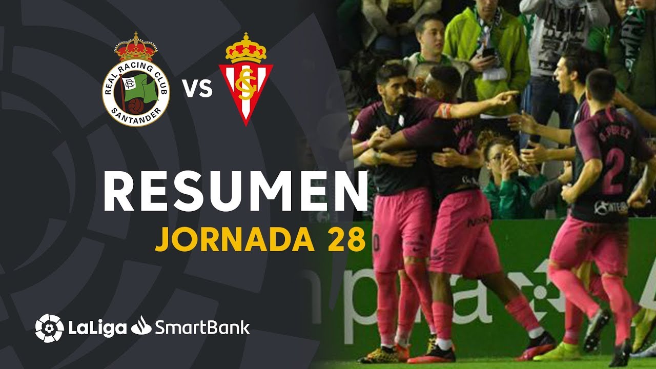 Resumen de Real Racing Club vs Real Sporting (0-2) - YouTube