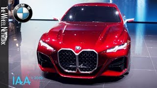 BMW Concept 4 Reveal at the Frankfurt Motor Show – Press Conference Highlights and BMW Stand