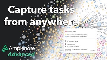 Advanced Amplenote: Capture tasks from anywhere using the desktop app
