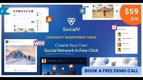 SocialV   Social Network and Community BuddyPress Theme @1000theme